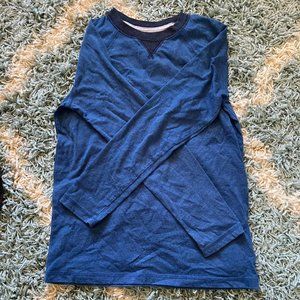 Lands' End blue medium long sleeved shirt